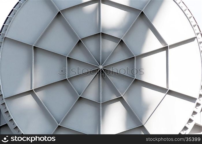 Photo of the abstract grey metal textured panel. Abstract grey metal panel