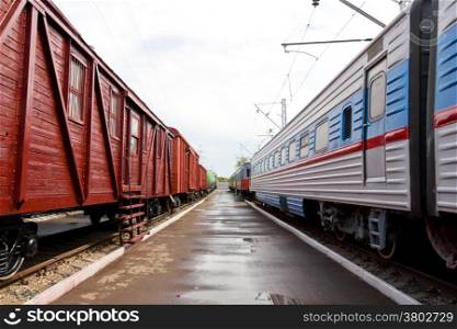 Photo of the Russian rail road coach
