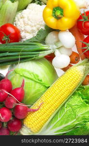 Photo of various vegetables. Healthy food