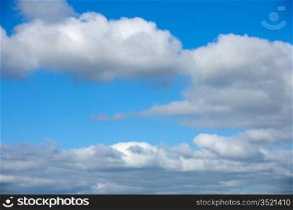 Photo of white clouds and blue sky