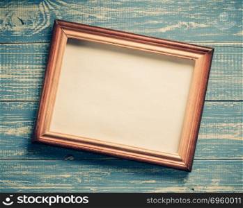 photo picture frame on wood. photo picture frame on wooden background