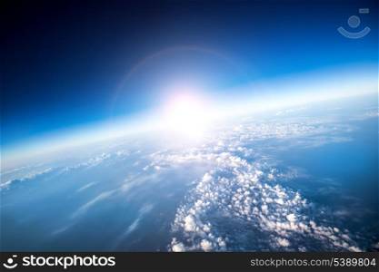 Photo Planet Earth aerial view