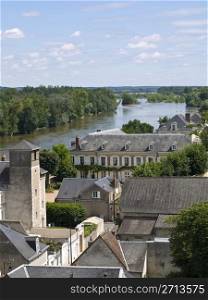 Photo taken from the balconies of Blois Castle.