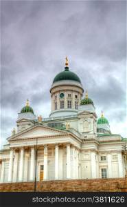 Photo taken in HDR. Helsinki Catheral.