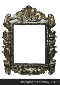 Photograph of ornate gilt picture or mirror frame.