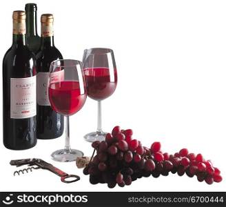 Photograph of red wine