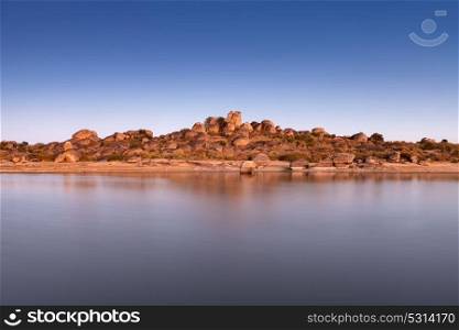 Photograph taken in the Natural Area of Barruecos. Extremadura. Spain.