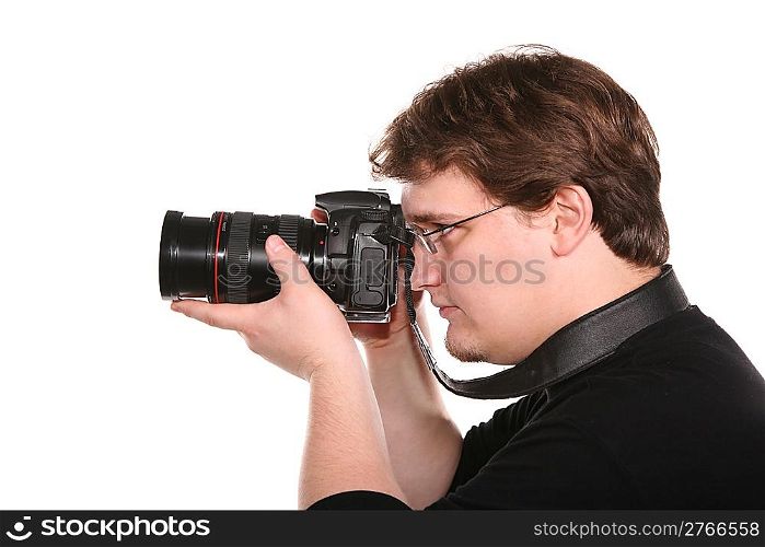 photographer with camera