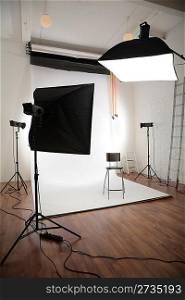 Photographic studio interior