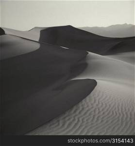 Photographs of Sand Dunes of Death Valley California