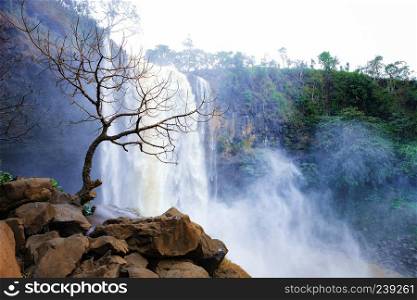 Phu Cuong waterfall in Vietnam
