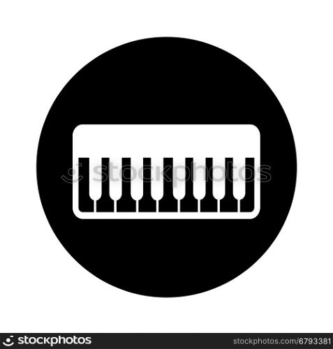 Piano Icon illustration design