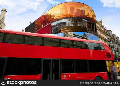 Piccadilly Circus London Images on screens are my own copyright digital photomount