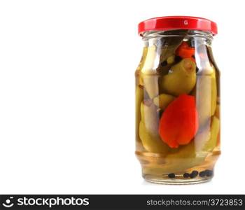 Pickles Isolated On White Background
