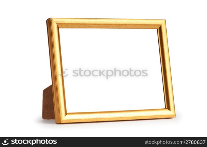 Picture frame isolated on the white background