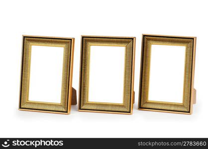 Picture frame isolated on the white background