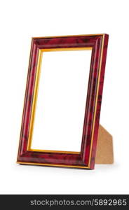 Picture frame isolated on the white background