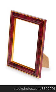 Picture frame isolated on the white background