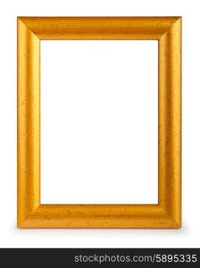 Picture frame isolated on the white background