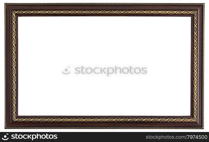 picture frame isolated on white with clipping path