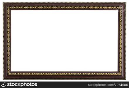 picture frame isolated on white with clipping path
