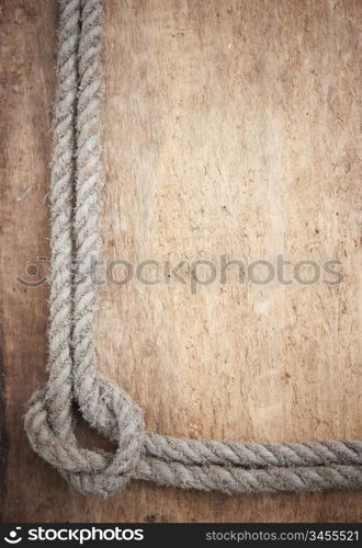 picture frame of rope
