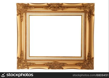 Picture frame on white background