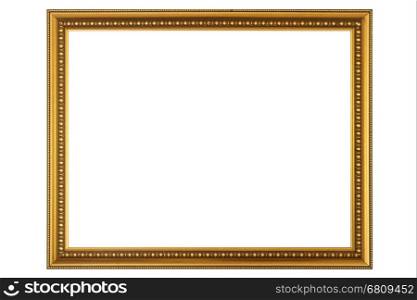 Picture frame on white background