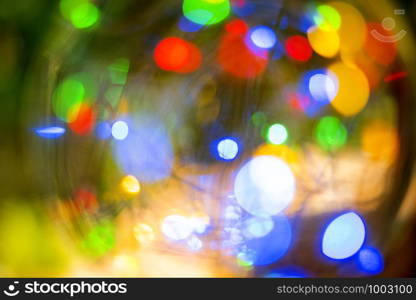 Picture LED light bokeh for blurred abstract background