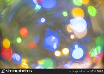 Picture LED light bokeh for blurred abstract background