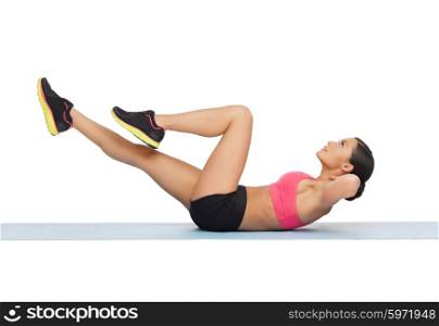 picture of beautiful sporty woman doing exercise. beautiful sporty woman doing exercise