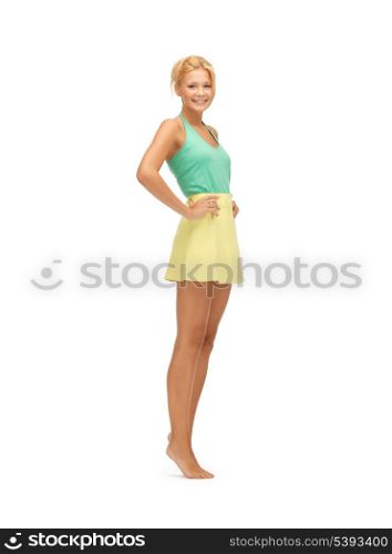 picture of beautiful teenage girl in casual clothes