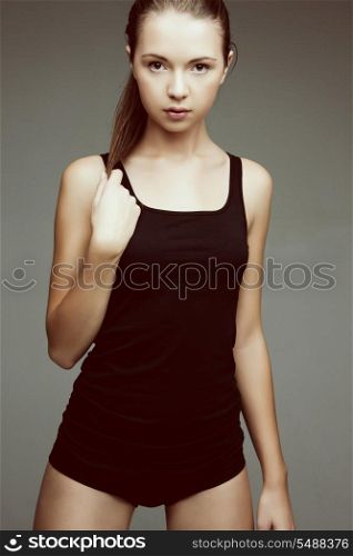 picture of beautiful woman in cotton undrewear.