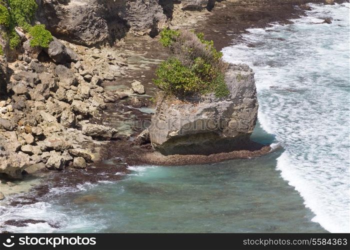 picture of Coast line of Bali island.Indonesia.