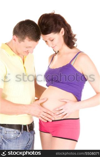 picture of happy couple waiting for baby&#xA;