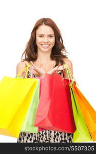 picture of lovely woman with shopping bags&#xA;