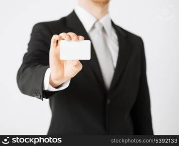 picture of man hand with blank paper