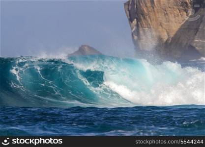 Picture of Ocean Wave.Sumbawa Island. Indonesia.
