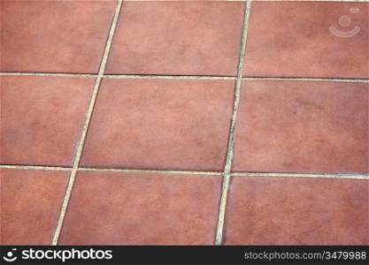 Picture of red tiling for terraces