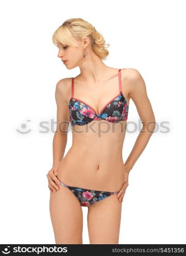picture of seductive woman in sexy lingerie