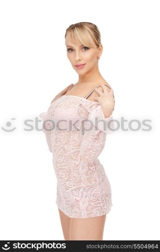 picture of sexy woman in transparent dress
