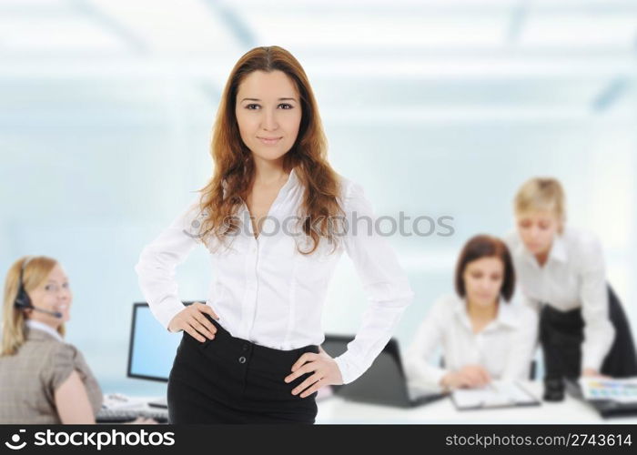 picture of the business team in an office