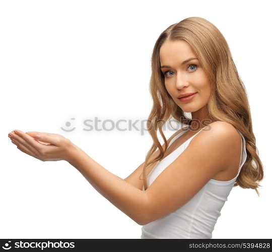 picture of woman holding something on the palms