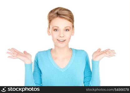 picture of woman with facial expression of surprise