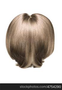 Picture presenting a brown, straight hairpiece