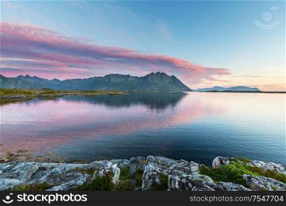 Picturesque landscapes of Northern Norway