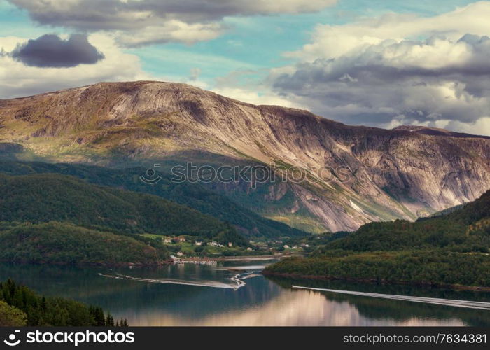 Picturesque landscapes of Northern Norway