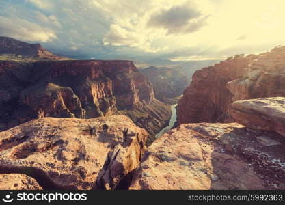 Picturesque landscapes of the Grand Canyon