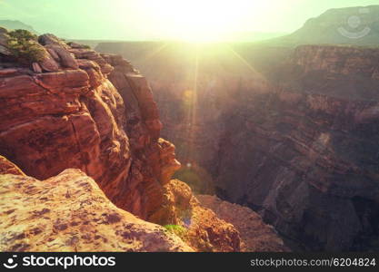 Picturesque landscapes of the Grand Canyon