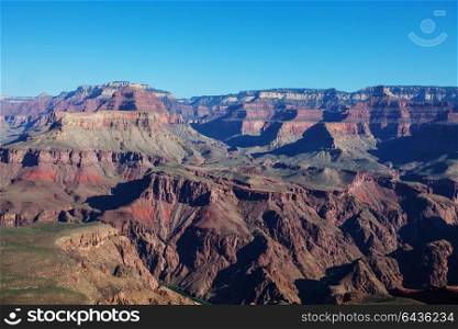 Picturesque landscapes of the Grand Canyon, Arizona, USA